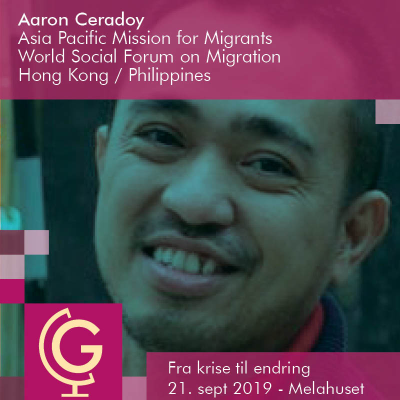 Aaron Ceradoy - Asia Pacific Mission for Migrants (APMM), Hong Kong