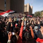 Protesters in Iraq