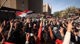 Protesters in Iraq