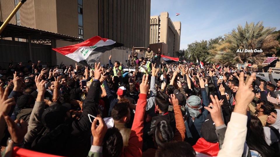 Protesters in Iraq